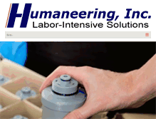 Tablet Screenshot of humaneeringinc.com
